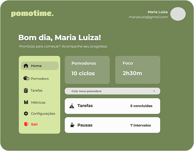 Demonstração do pomotime